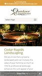 Mobile Screenshot of outdoorcreationslandscape.com